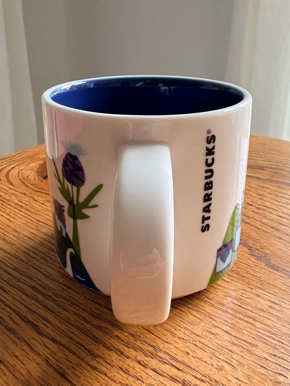 Starbucks You Are Here collection Scotland Ceramic Mug with Blue Interior- 2023 - Picture 2 of 10